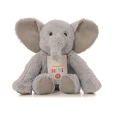 Snuggable Grey Elephant microwavable hottie, UK version