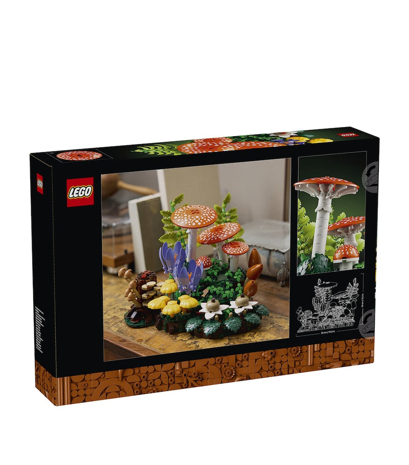 LEGO Botanicals Woodland Mushrooms building set 11505, imported from the UK