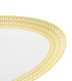 Christofle porcelain Malmaison Riviera oval platter 38cm (British brand)