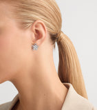 Graff Wild Flower earrings white gold diamonds - British product