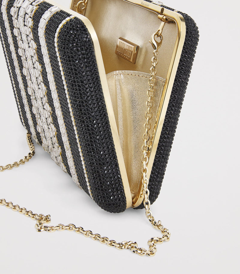 Judith Leiber Crystal Lattice clutch bag, UK version