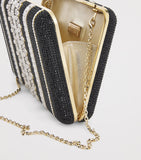 Judith Leiber Crystal Lattice clutch bag, UK version