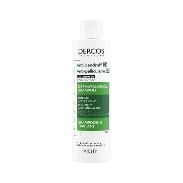 Vichy Dercos Anti-Dandruff Shampoo 200ml (British brand)