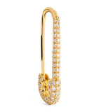Anita Ko yellow gold and diamond safety pin earring - British product