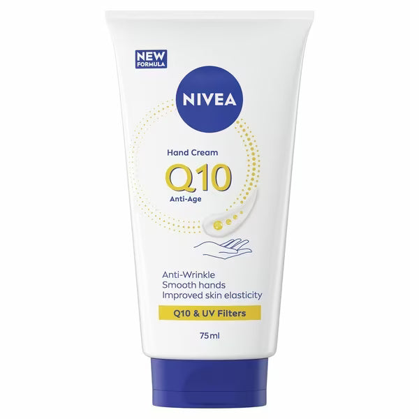 Nivea Q10 Anti-Age Hand Cream 75ml, imported from the UK