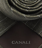Canali silk stripe tie 8cm - British product