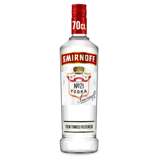 Smirnoff Red Label Vodka 70cl All spirits & liqueurs Sainsburys   