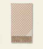 Prada Double Wool-Cashmere Symbole scarf 185x135cm, imported from the UK