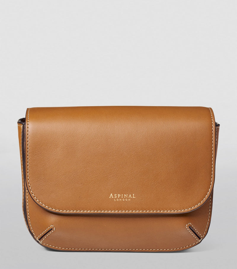 Aspinal of London Ella cross-body bag in leather, imported from the UK