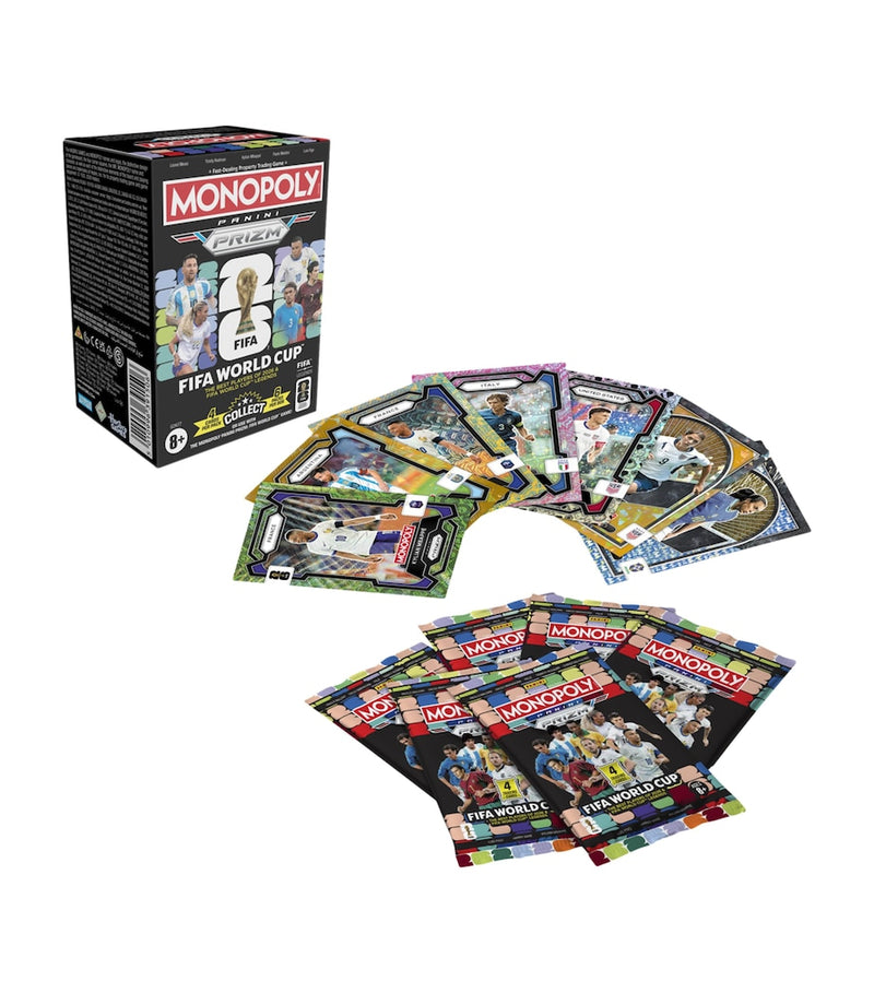 Monopoly Panini Prizm FIFA World Cup booster box 24 cards, UK version