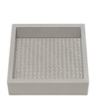 Riviere woven nappa leather storage tray, imported from the UK
