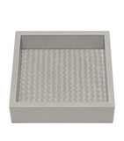 Riviere woven nappa leather storage tray, imported from the UK