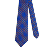 Harrods Dunhill Mulberry Silk Printed Tie- Buy online at McGrocer