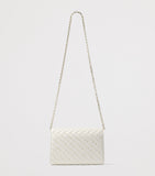 Jimmy Choo Curve leather clutch bag, imported from the UK