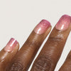 Mylee gel nail wraps pink stardust, imported from the UK