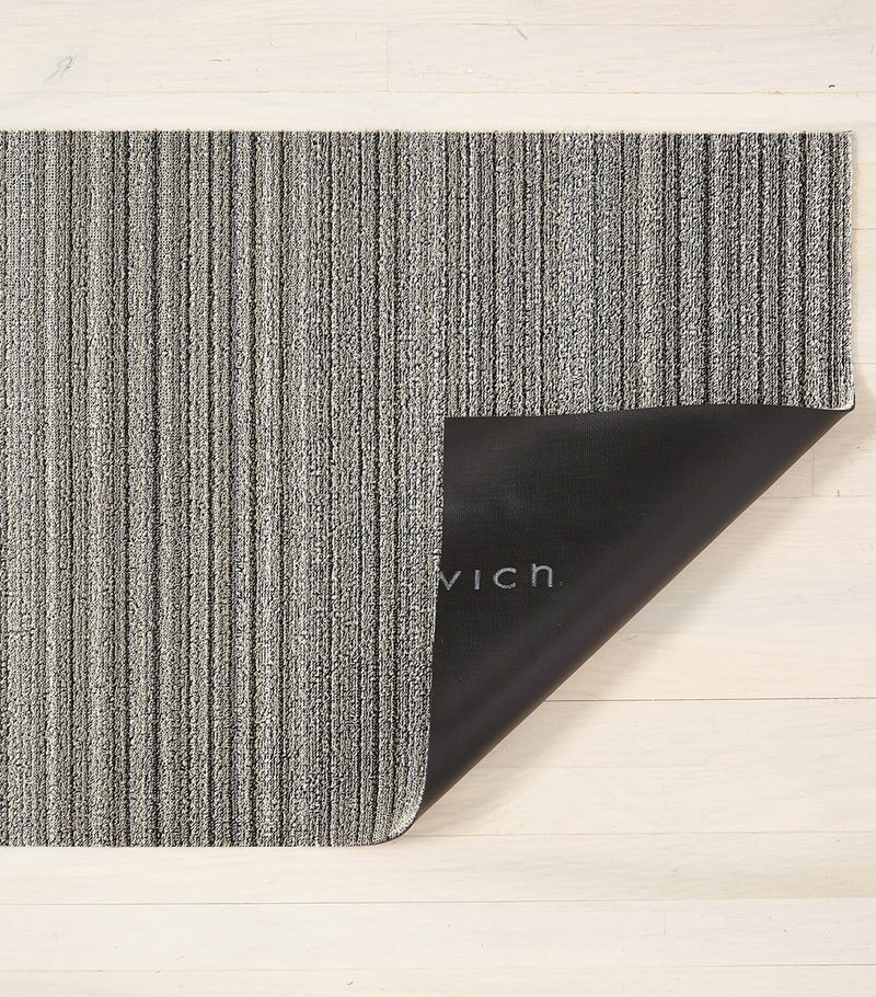 Chilewich Skinny Stripe Shag doormat 46cm x 71cm - British product
