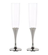 Harrods Wedgwood x Vera Wang Infinity Champagne Flutes (Set of 2)- Buy online at McGrocer