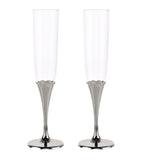 Wedgwood Vera Wang Infinity champagne flutes set of 2, UK version