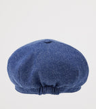 Miki House denim embroidered cap with rabbit and floral motifs, imported from the UK