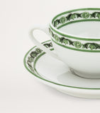 Dolce&Gabbana Casa Verde Maiolica porcelain coffee cup and saucer - British product