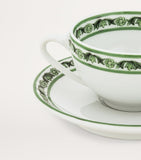 Dolce&Gabbana Casa Verde Maiolica porcelain coffee cup and saucer - British product