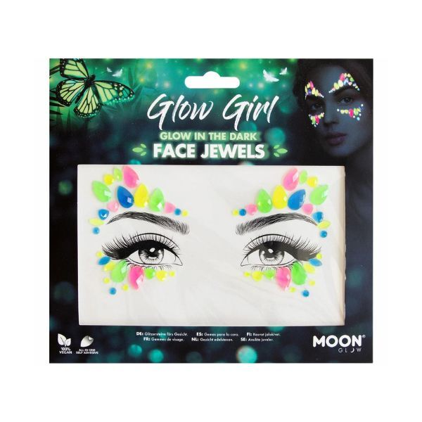 Moon Glow Face Jewels Glow Girl, imported from the UK
