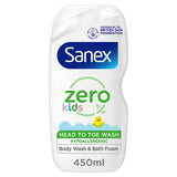Superdrug Sanex Zero Kids Head To Toe Body Wash 450ml- Buy online at McGrocer
