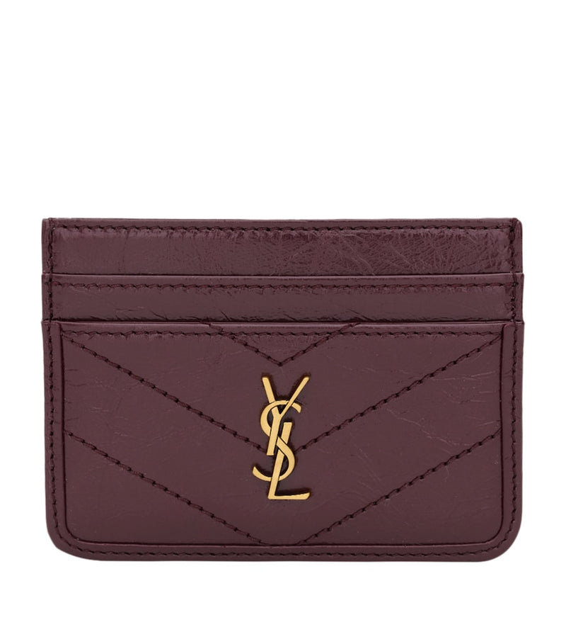 Saint Laurent Calfskin Cassandre Card Holder, UK version
