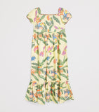 Roberto Cavalli cotton tropical print dress for kids 4-14 years, imported from the UK