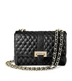 Aspinal of London Lottie grained leather cross-body bag, imported from the UK