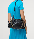 LOEWE Flamenco ostrich leather clutch bag - British product