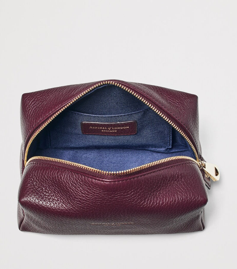 Aspinal of London medium leather cosmetic case, imported from the UK