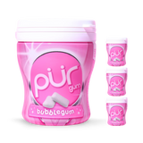 Holland & Barrett Bubblegum Flavoured Sugar-Free Gum Shaker Cups 4 x 70g- Buy online at McGrocer