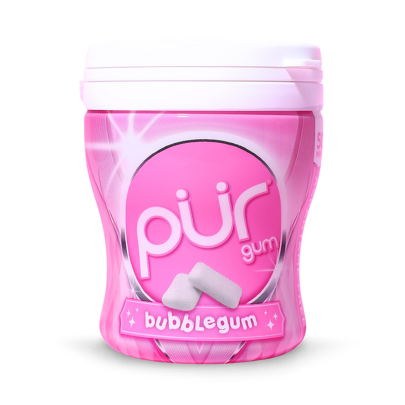 Bubblegum Gum 280g sugar-free gum shaker cups - British product