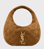 Saint Laurent Mini Icarino top-handle bag suede - British product