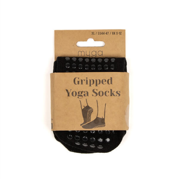 Myga Gripped Yoga Socks XL cotton fabric, imported from the UK