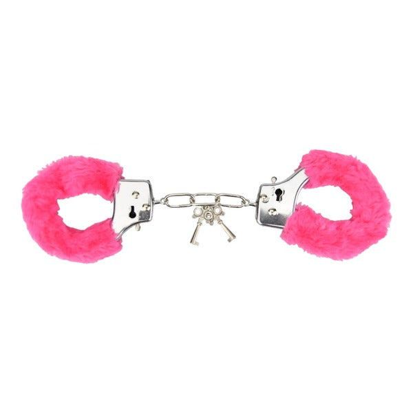 Bound to Play furry handcuffs pink - British product