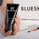 Milky White Gum Gel Nail Extension Kit with Tutorial Video