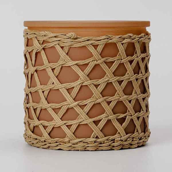 French Connection Cedarwood Citrus candle ceramic jar 444g - British product