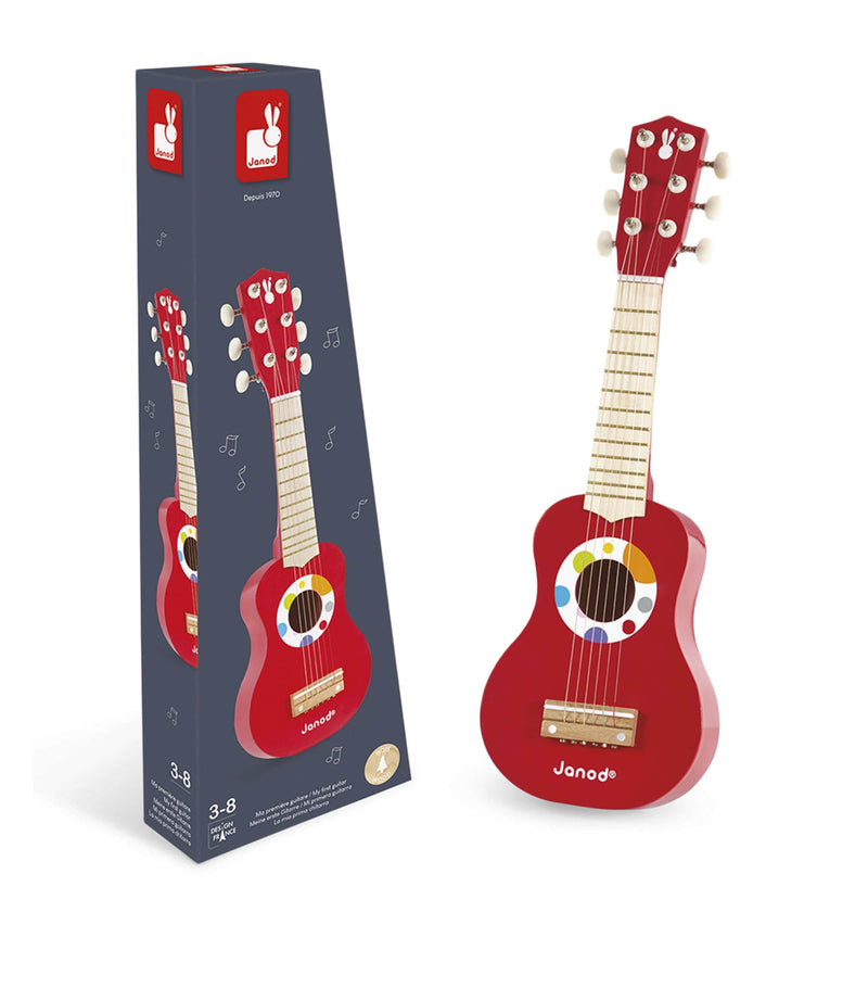 Janod My First Guitar Confetti toy guitar (British brand)