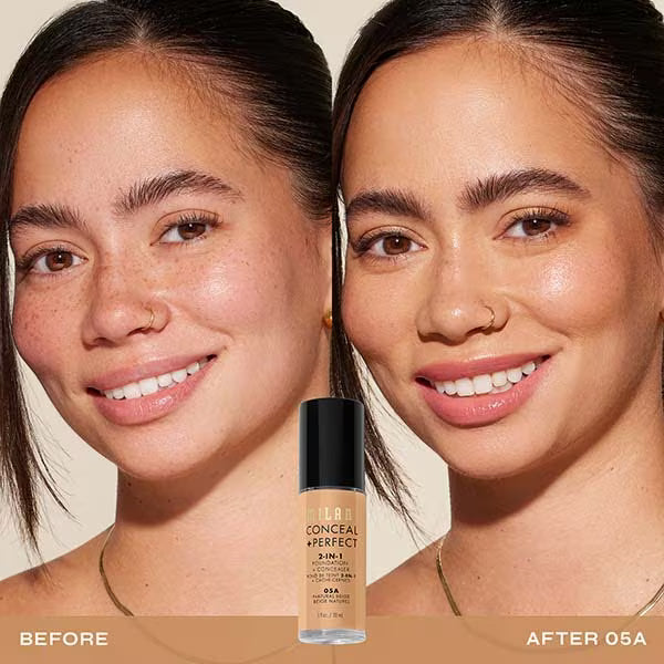 Milani Foundation 05A Natural Beige 30ml, imported from the UK