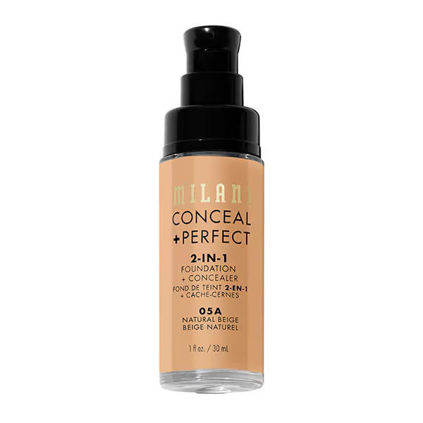 Milani Foundation 05A Natural Beige 30ml, imported from the UK