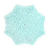 Something Different mandala ceramic incense holder 10x10cm (British brand)