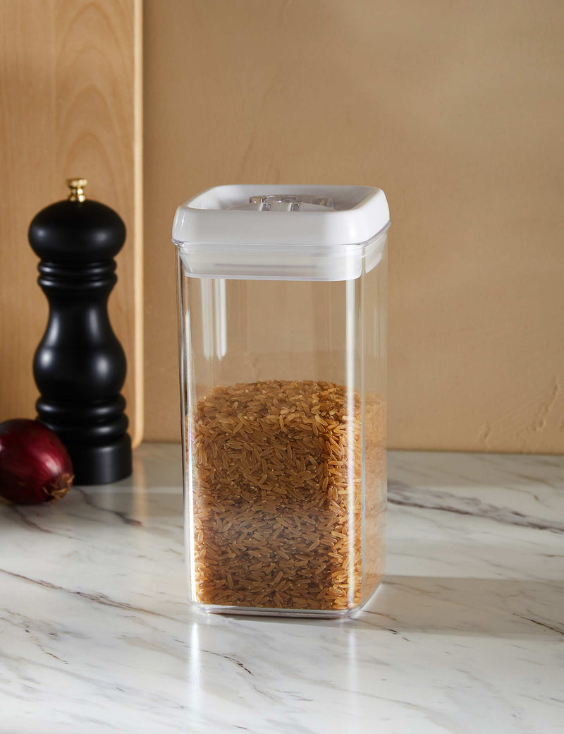Rectangular flip-tight food storage container 1.2L, imported from the UK