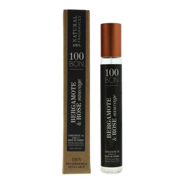 100 Bon Bergamote & Rose Sauvage Refillable EDP 15ml - McGrocer