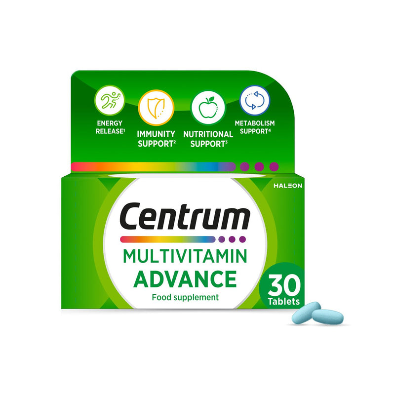 Centrum Advance Multivitamin tablets 30ct - British product