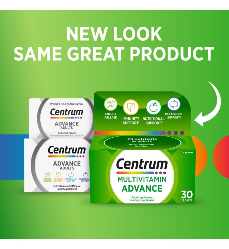 Centrum Advance Multivitamin tablets 30ct - British product
