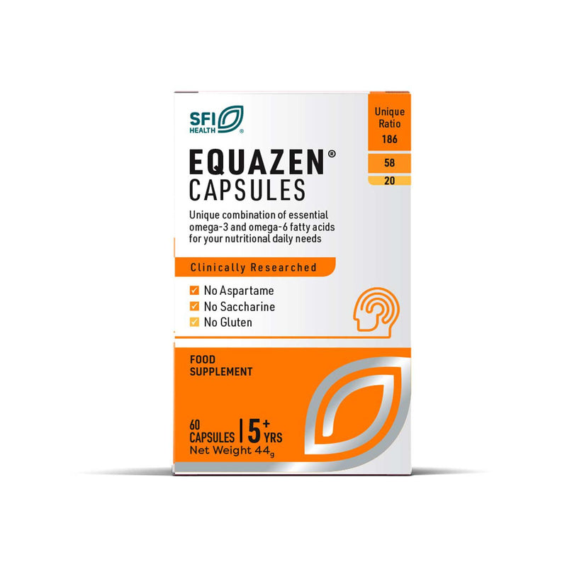 Equazen omega supplement 60 capsules, imported from the UK