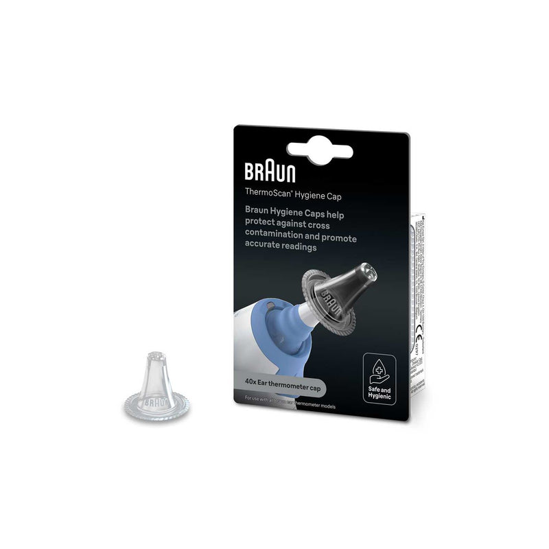 Braun ThermoScan Hygiene Caps for Ear Thermometers 40-pack - British product