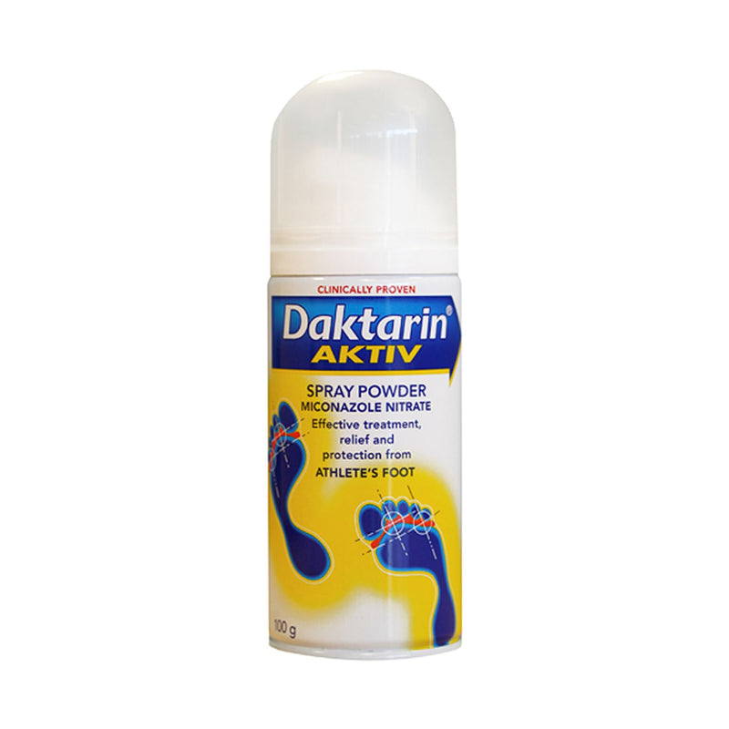 Poudre spray antifongique Daktarin Aktiv 100g - produit britannique